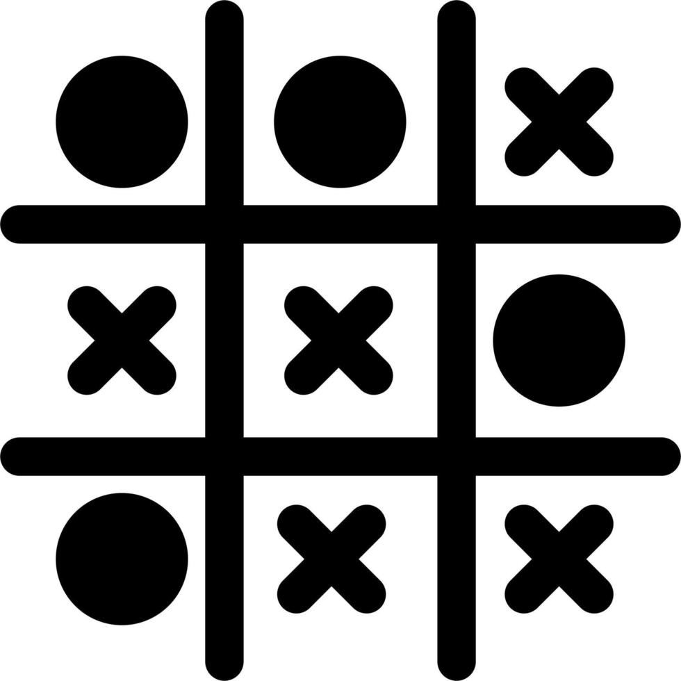 Tic tac toe Icon vector