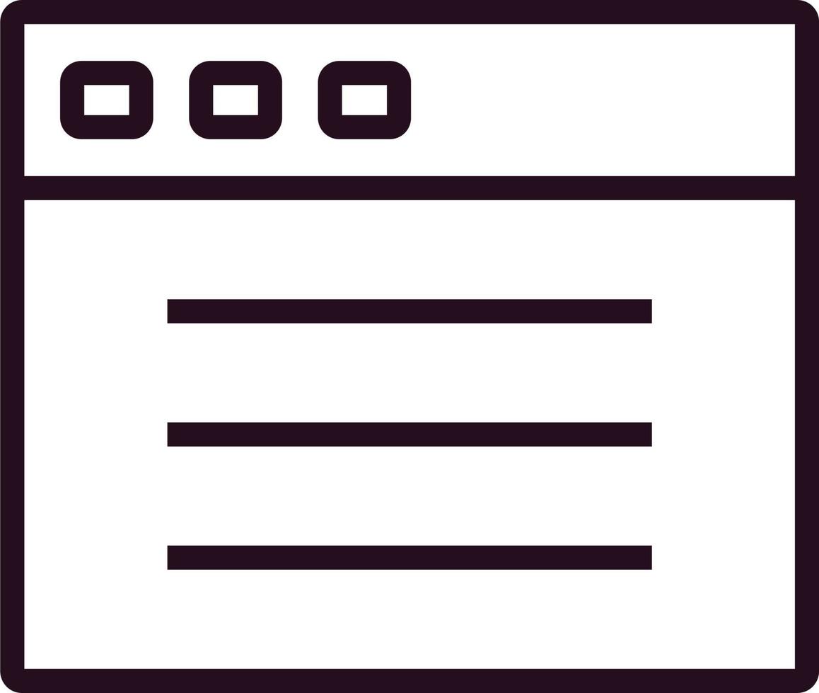 Web Page Icon vector