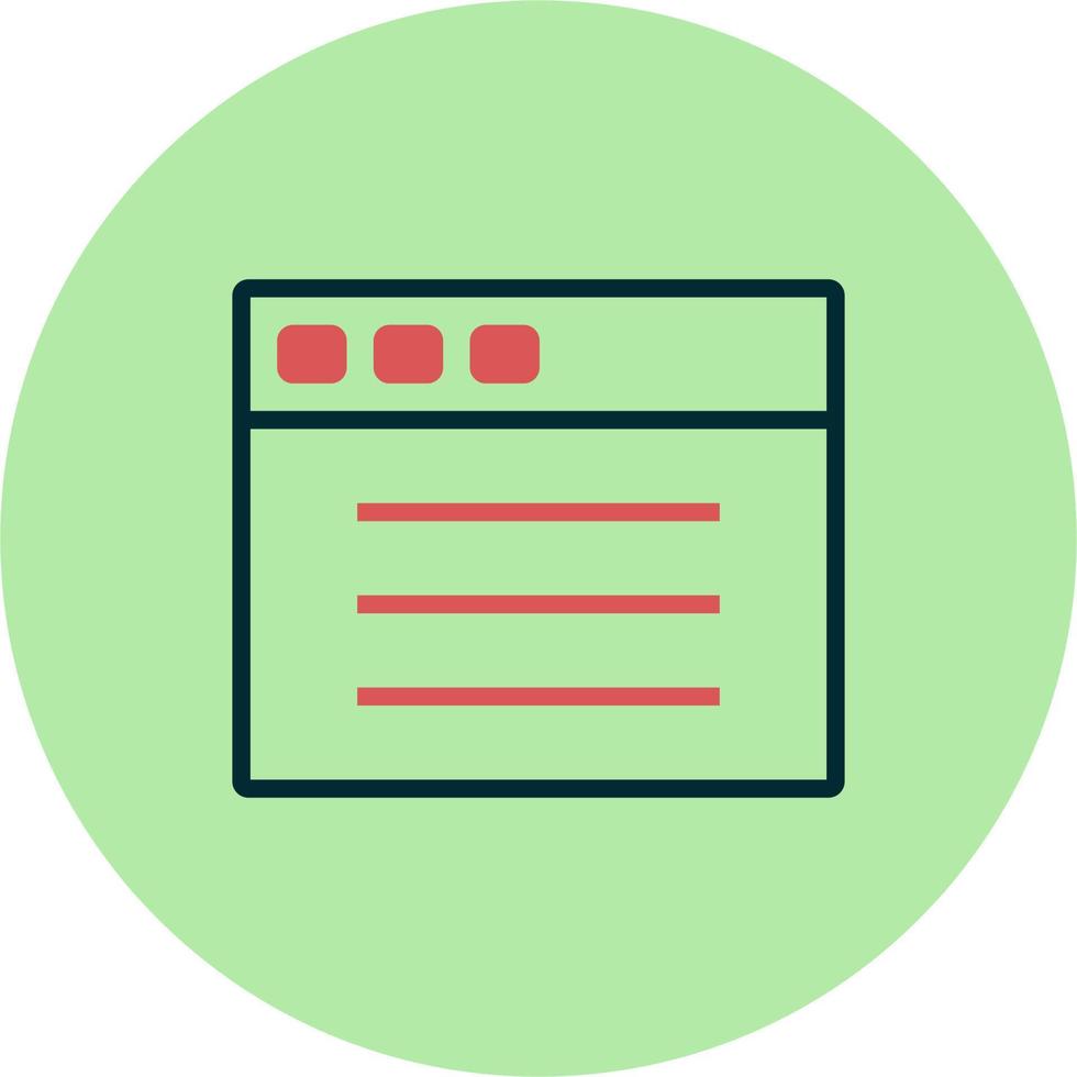 Web Page Icon vector