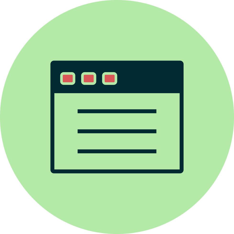Web Page Icon vector