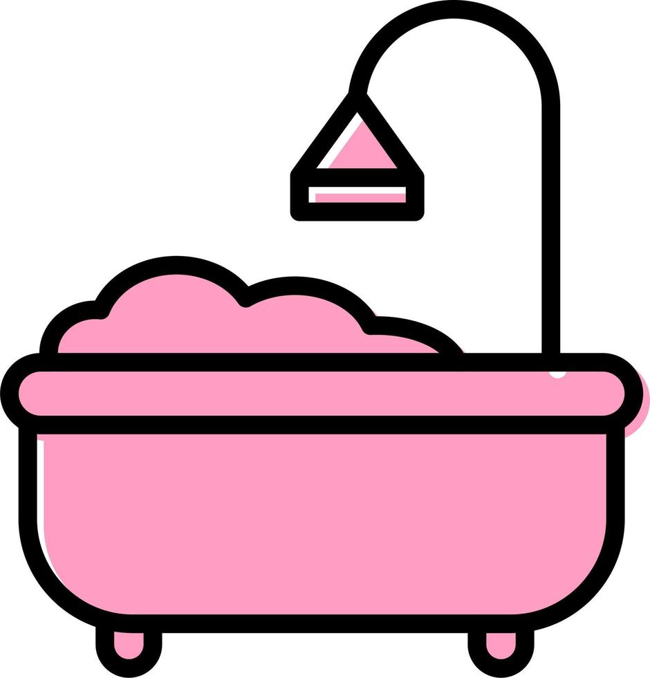 icono de vector de baño