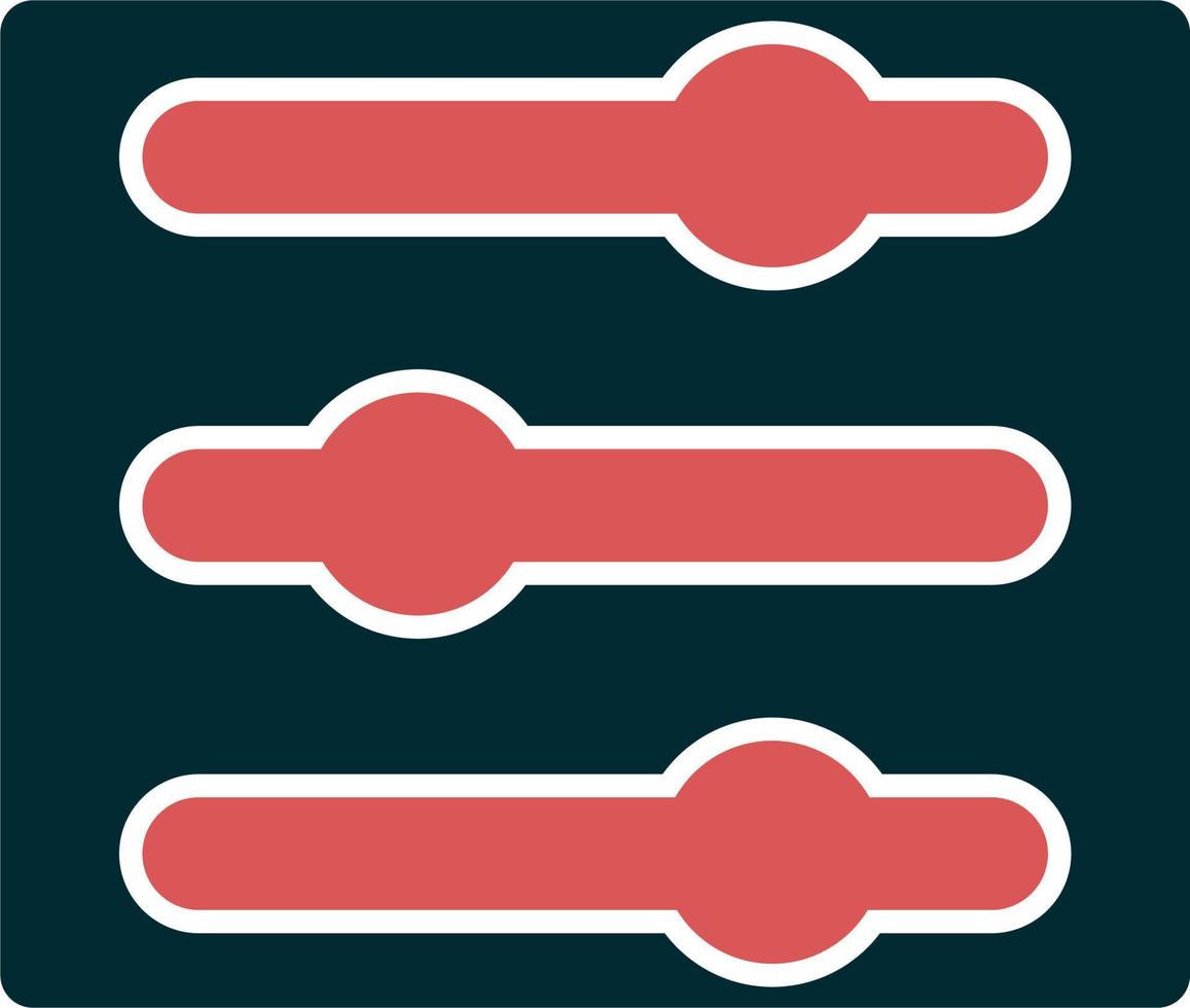 Adjust buttons icon vector