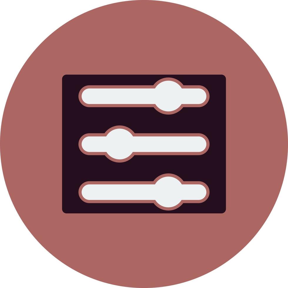 Adjust buttons icon vector