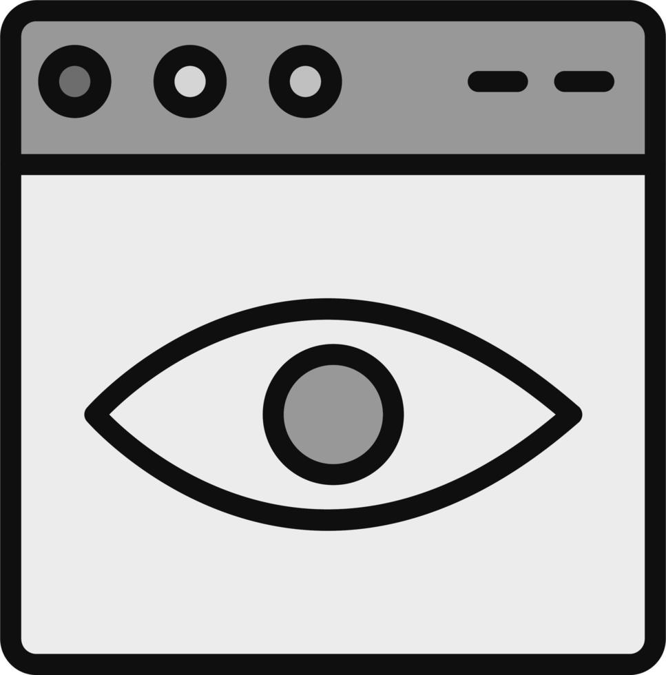 web y solicitud programación icono vector