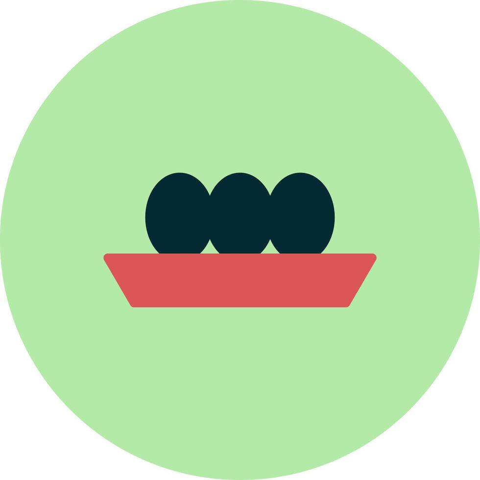 Egg Tray icon vector