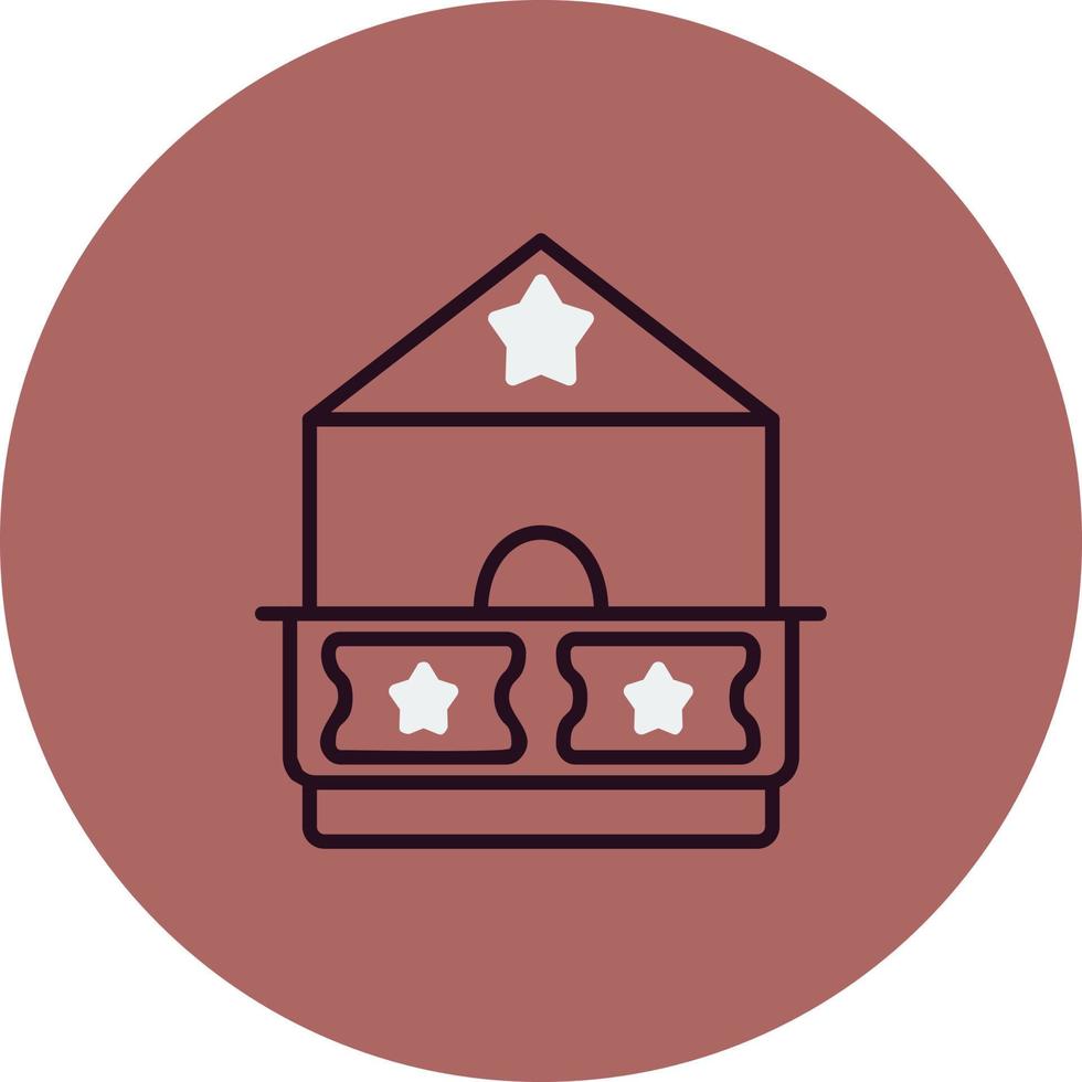 Ticket Office Vector Icon