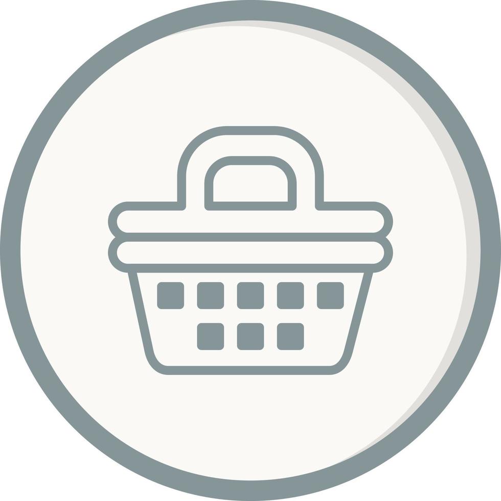 Picnic Basket Vector Icon