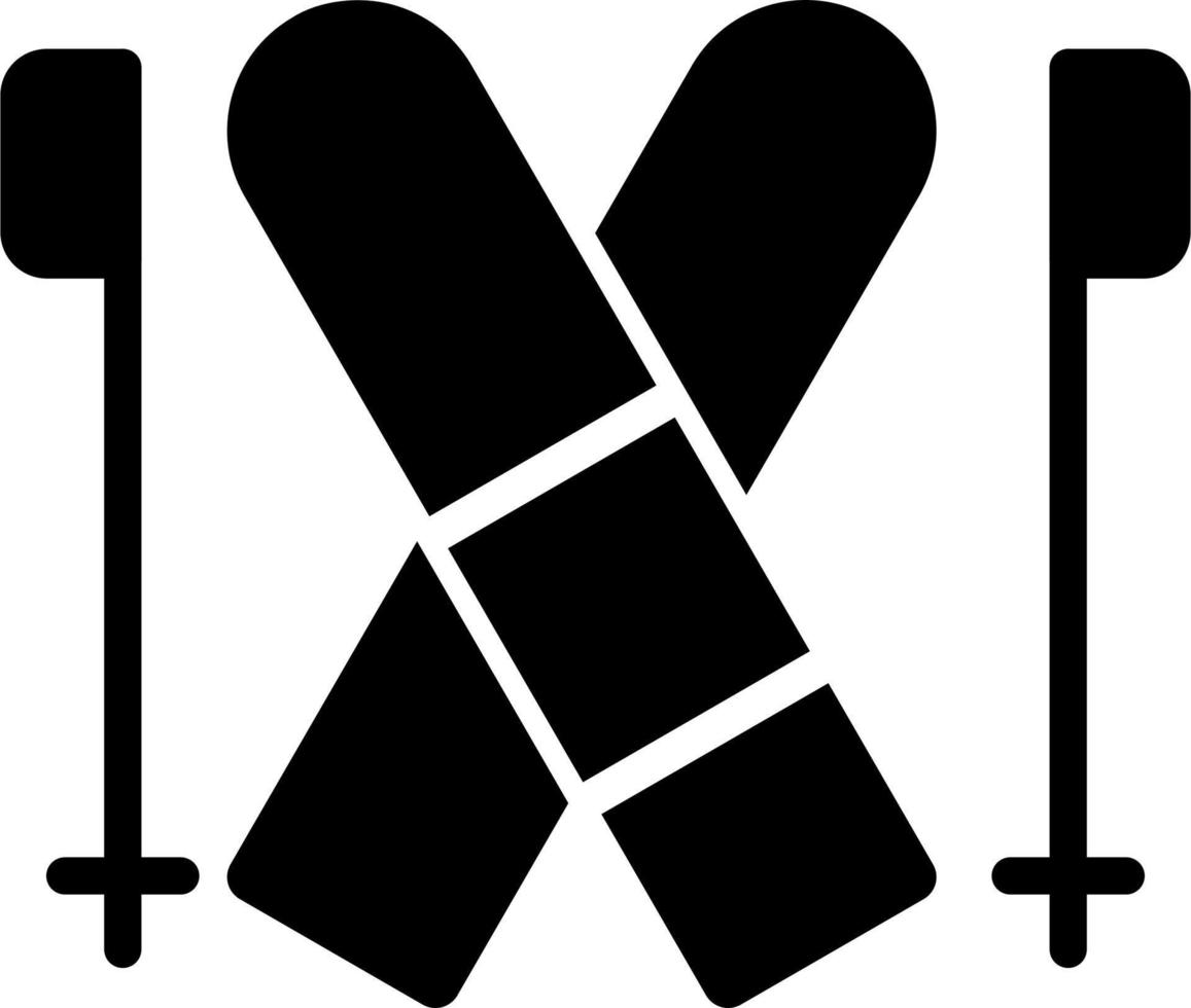 Ski Vector Icon