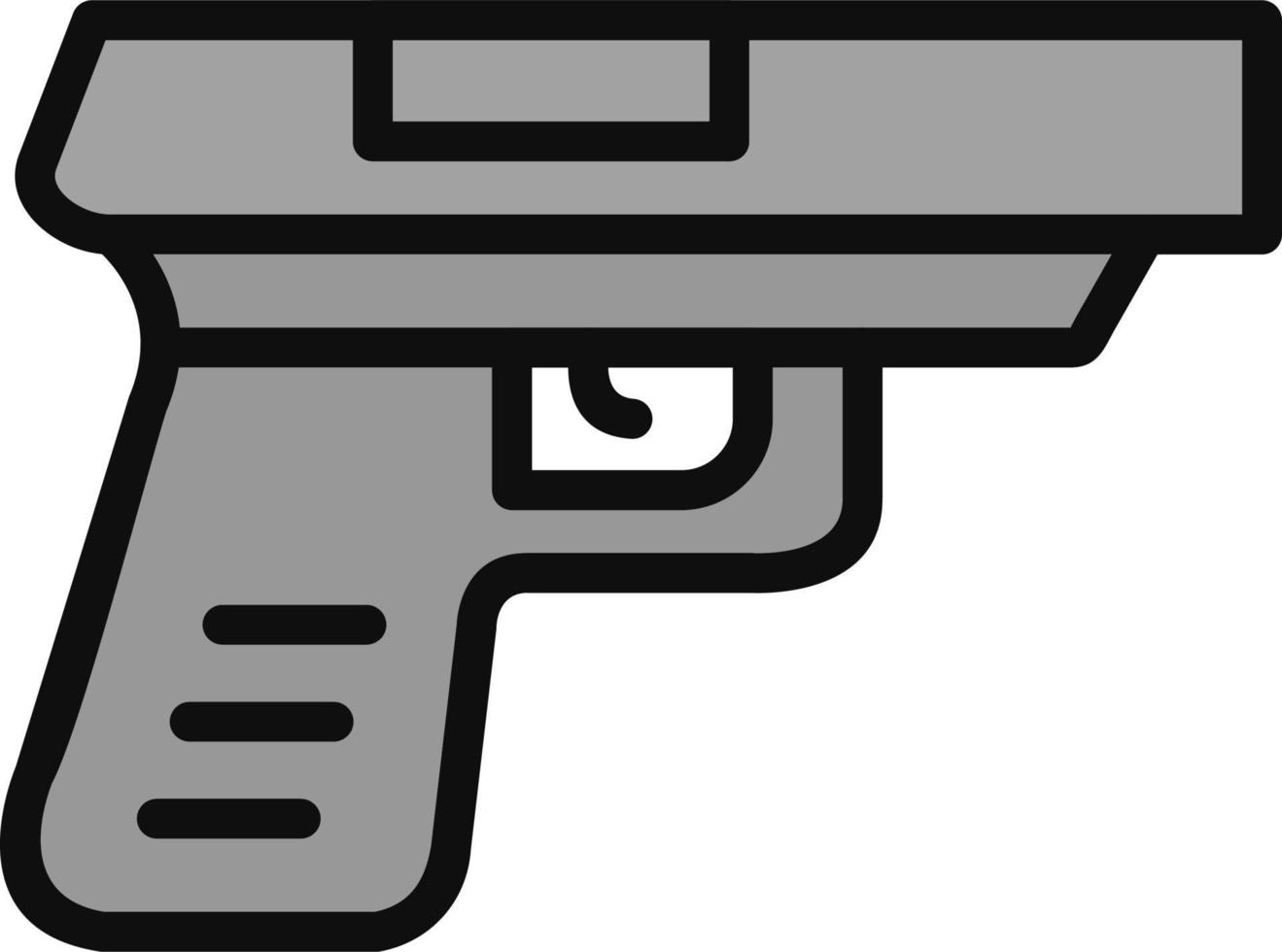 icono de vector de pistola