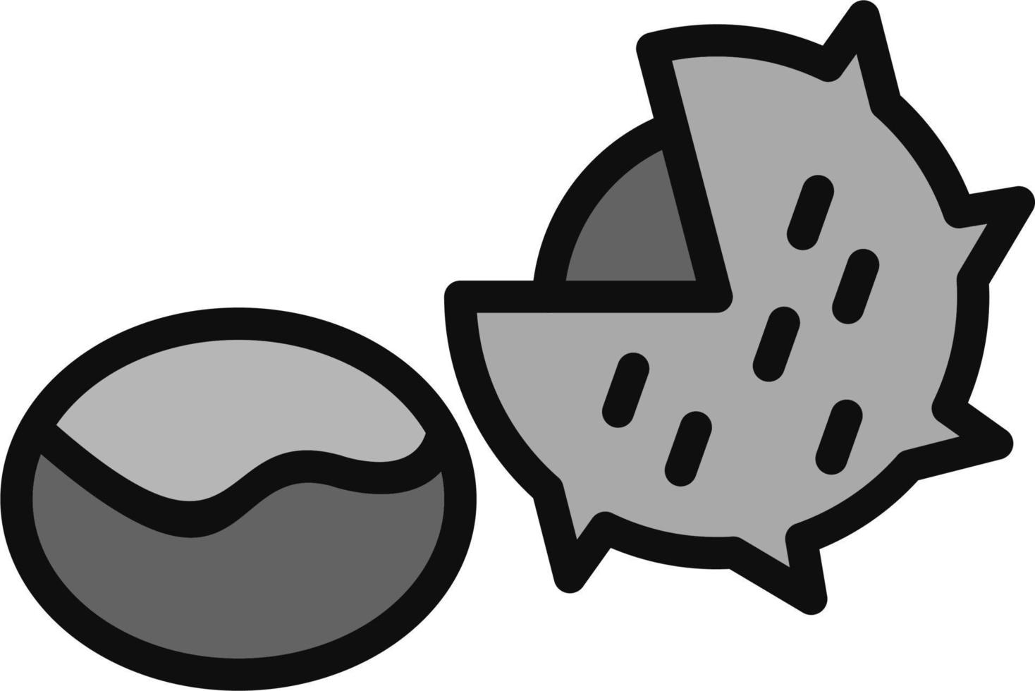 Chestnut Vector Icon