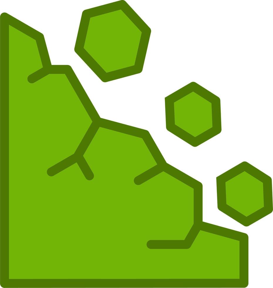 Landslide Vector Icon