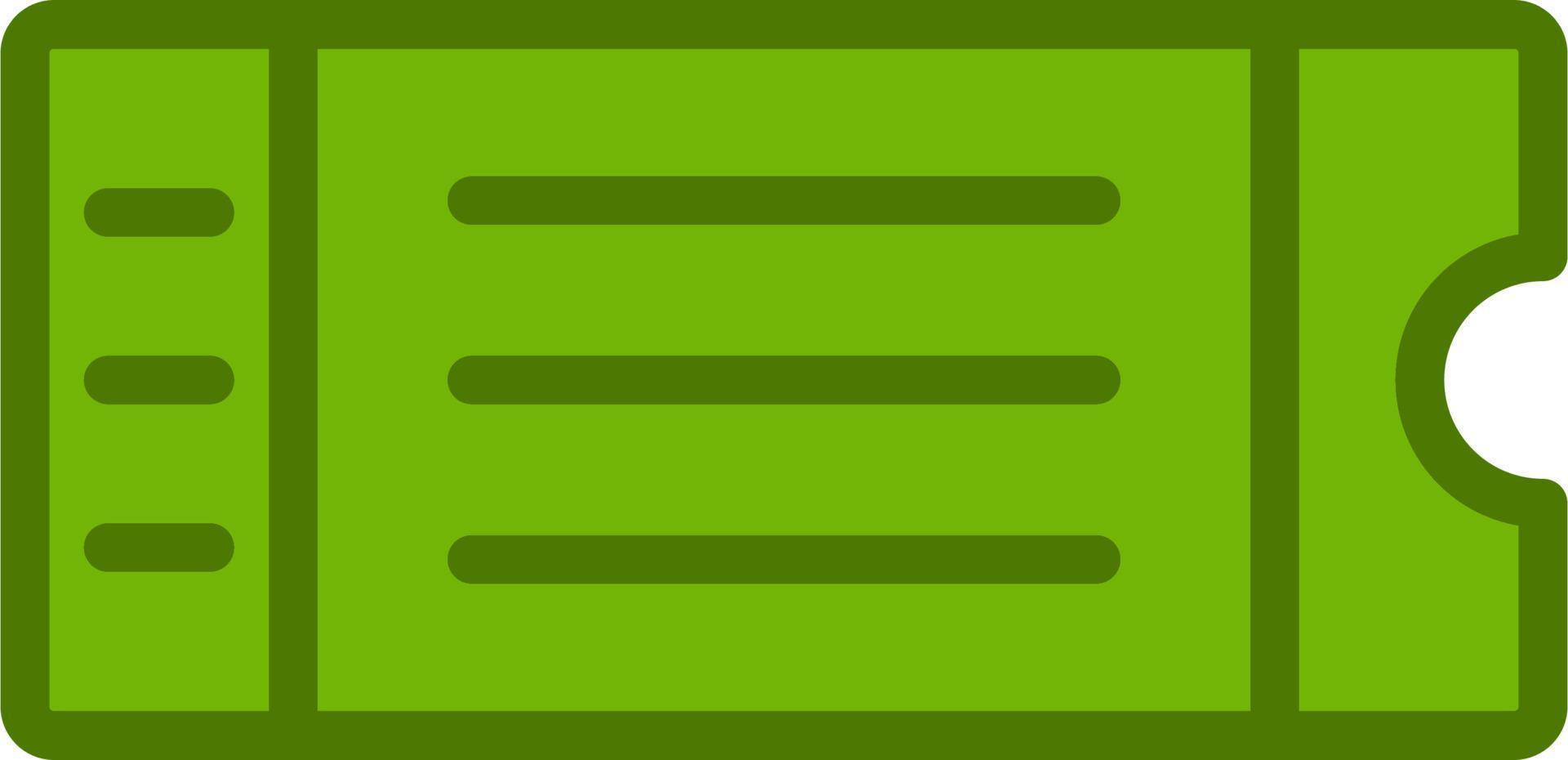 Ticket Vector Icon