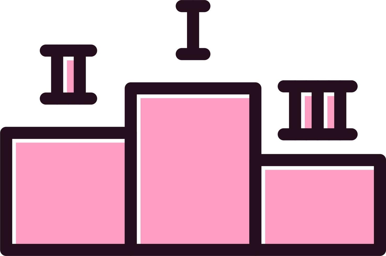 Podium Vector Icon