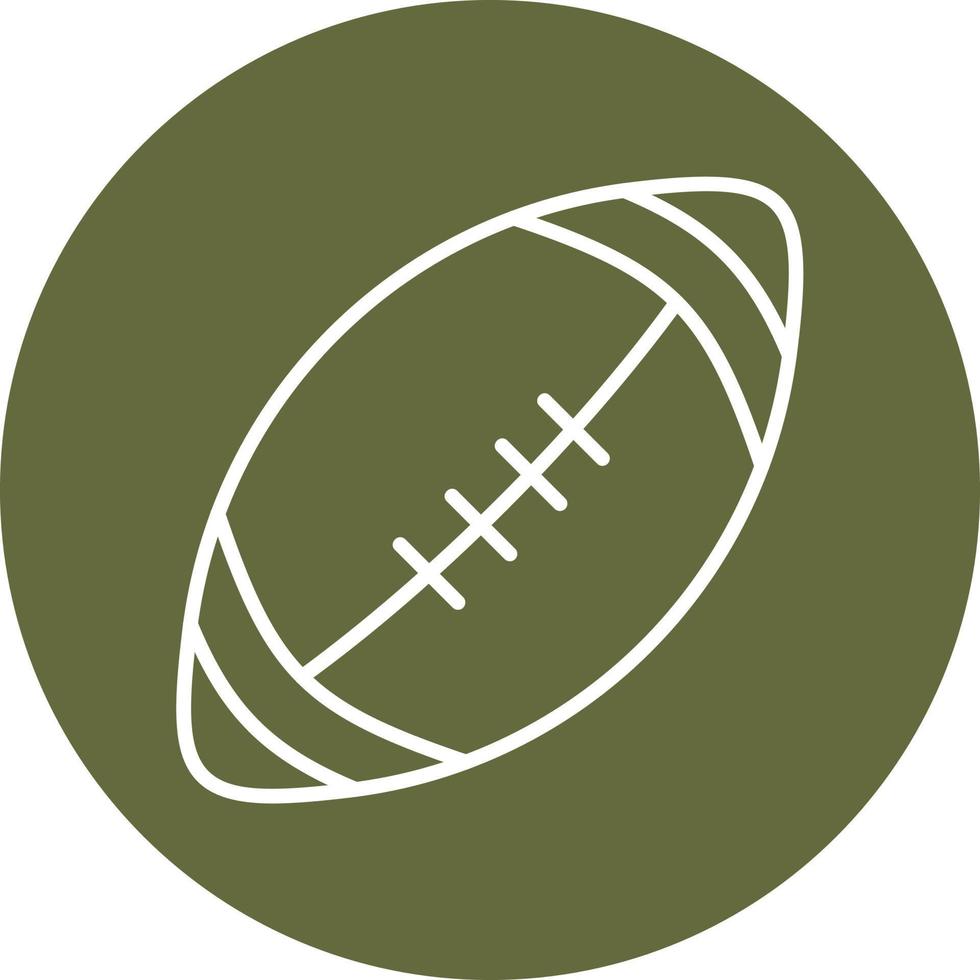 Rugby Vector Icon