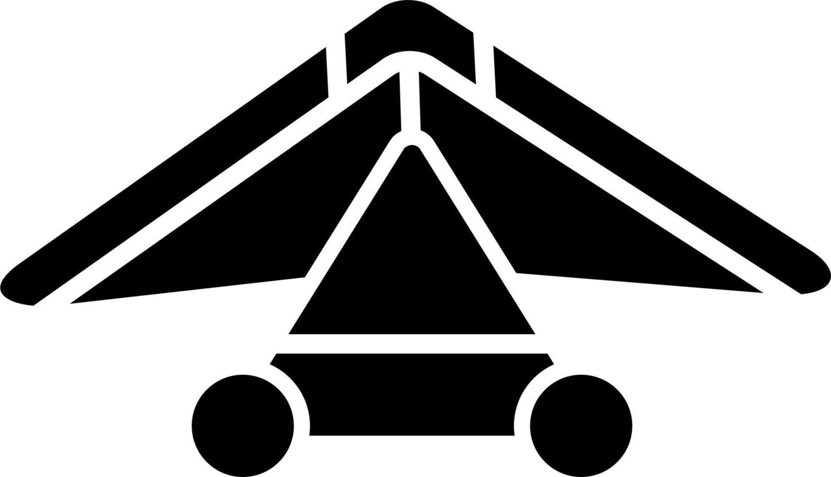 Hang Gliding Vector Icon