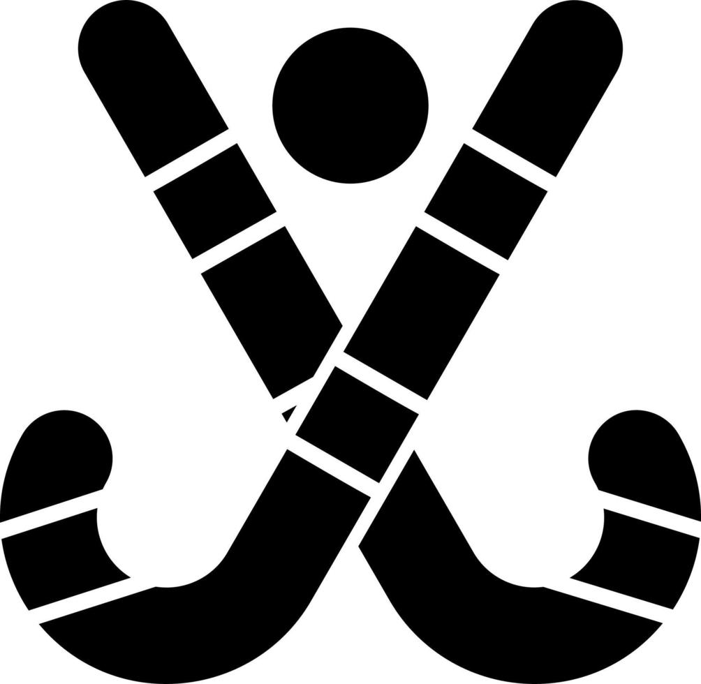 icono de vector de hockey