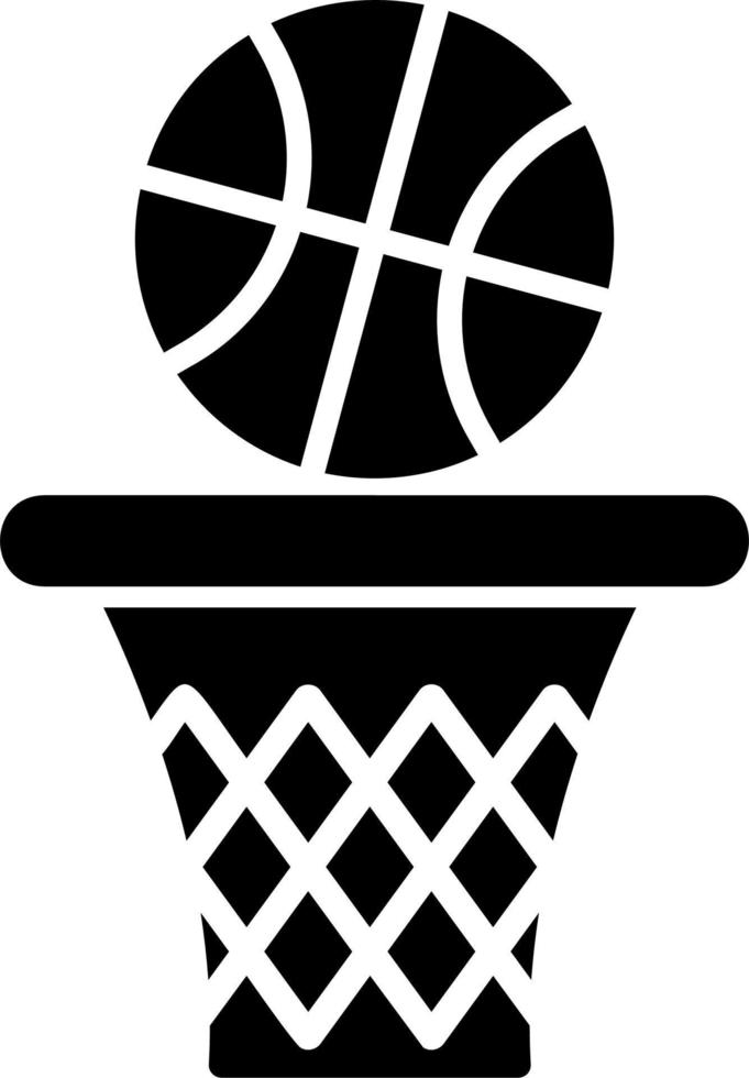 icono de vector de baloncesto