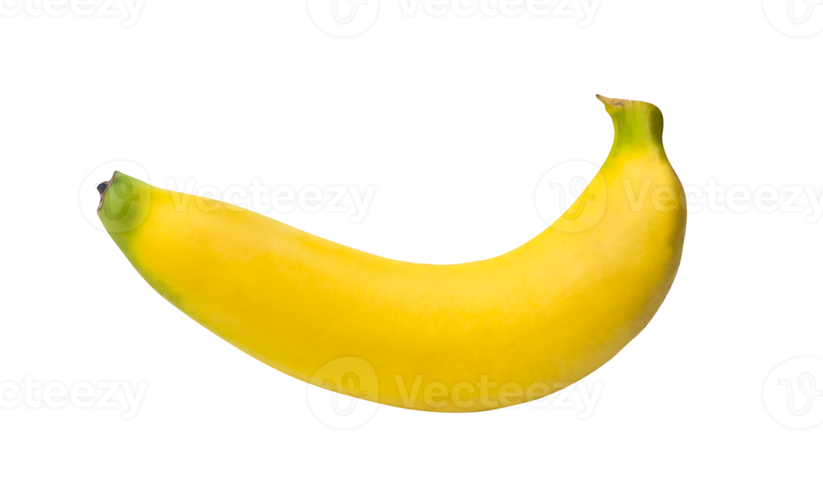 singolo bellissimo maturo giallo Banana isolato con ritaglio sentiero nel png file formato, concetto di salutare mangiare