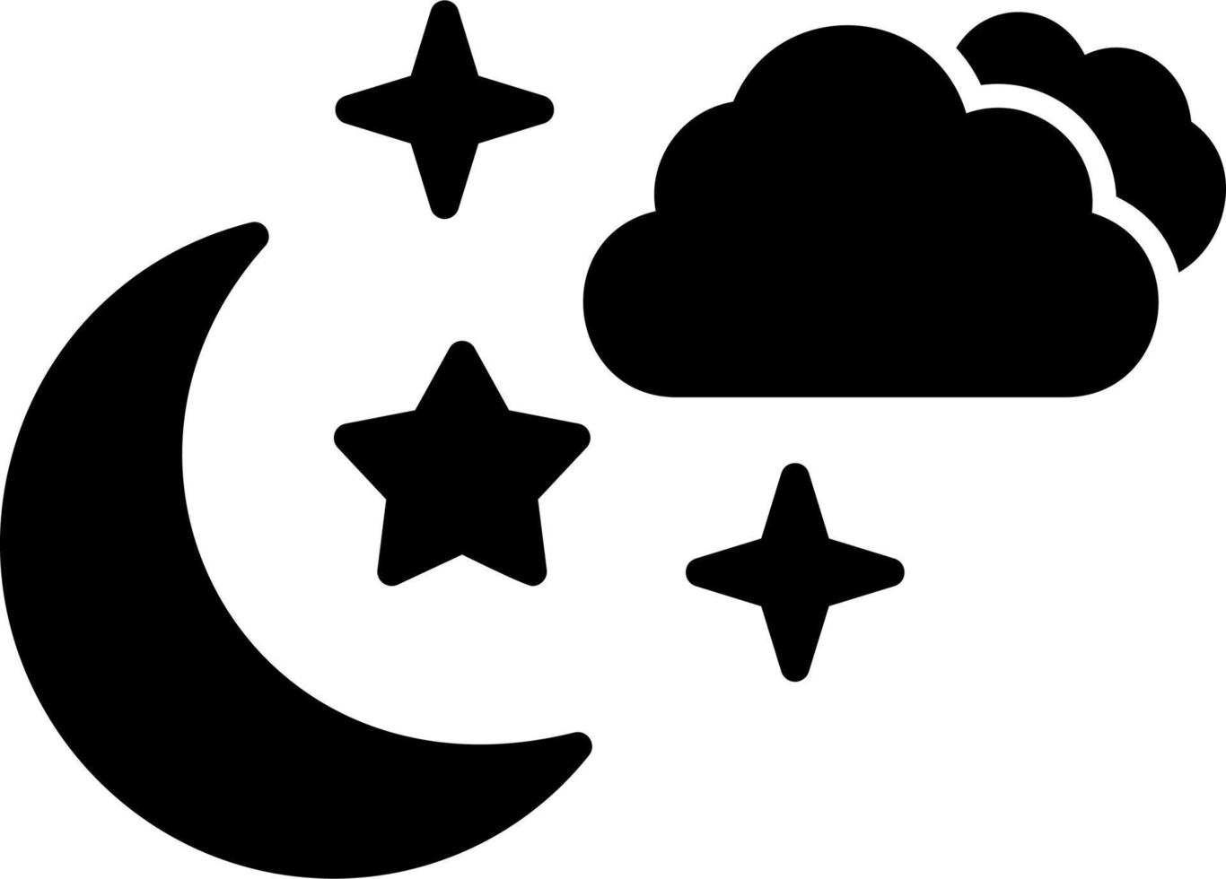 Moon Vector Icon