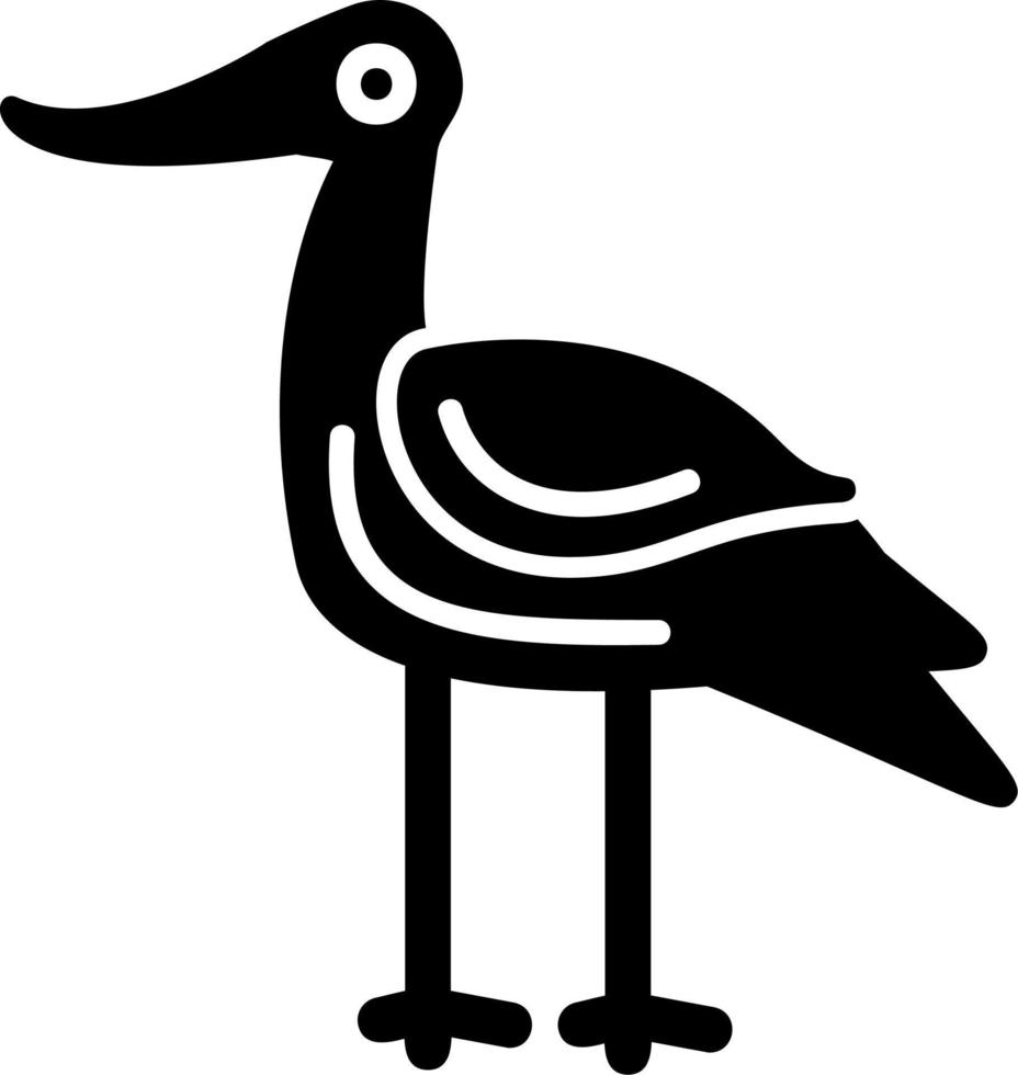 avoceta vector icono