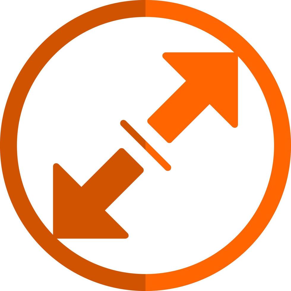 Expand Alt Vector Icon Design