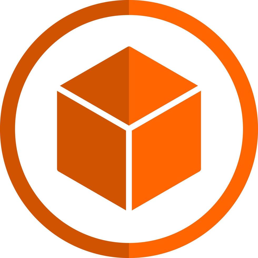 diseño de icono de vector de cubo