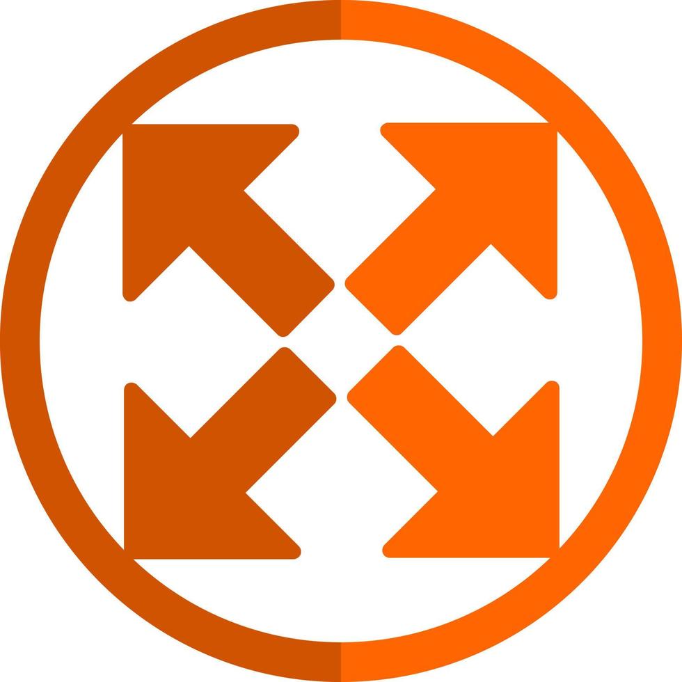 Expand Arrows Alt Vector Icon Design