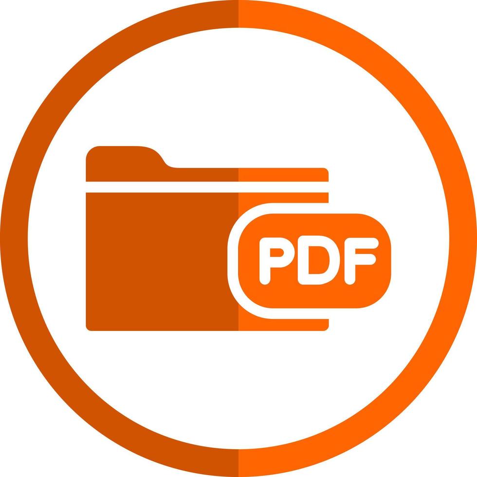 diseño de icono de vector de archivo pdf