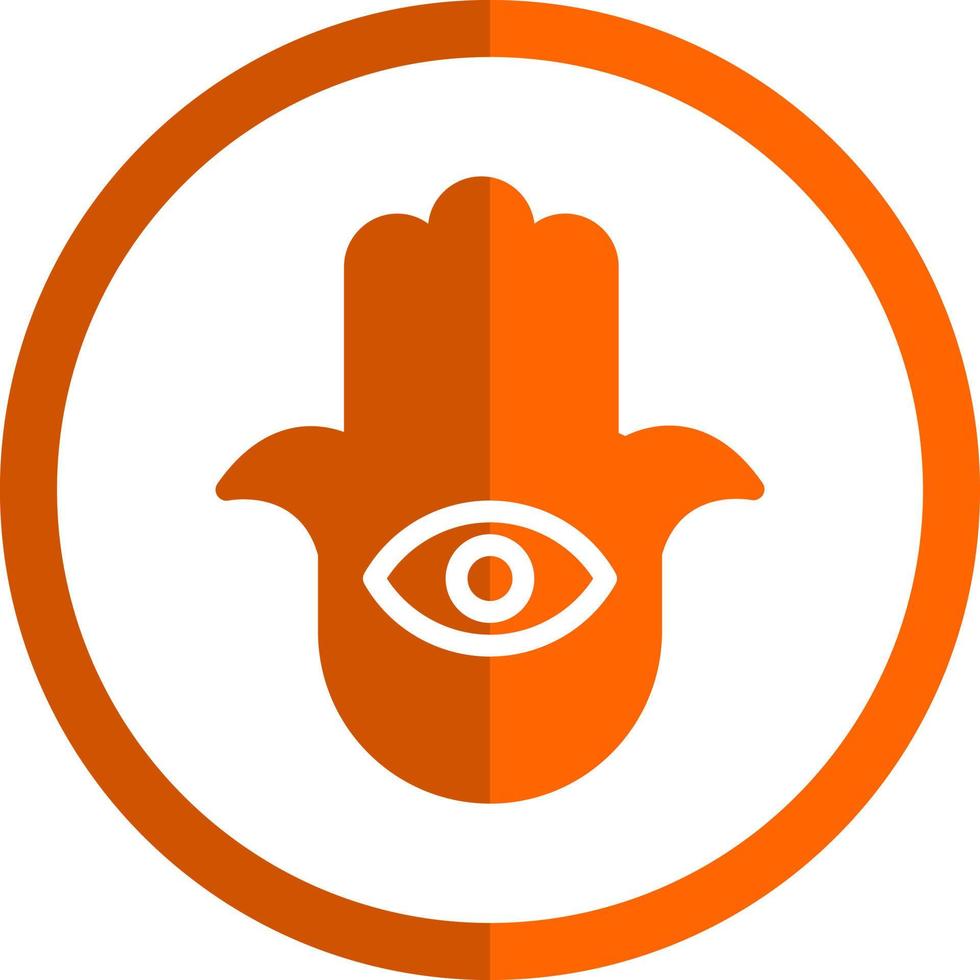 Hamsa Vector Icon Design