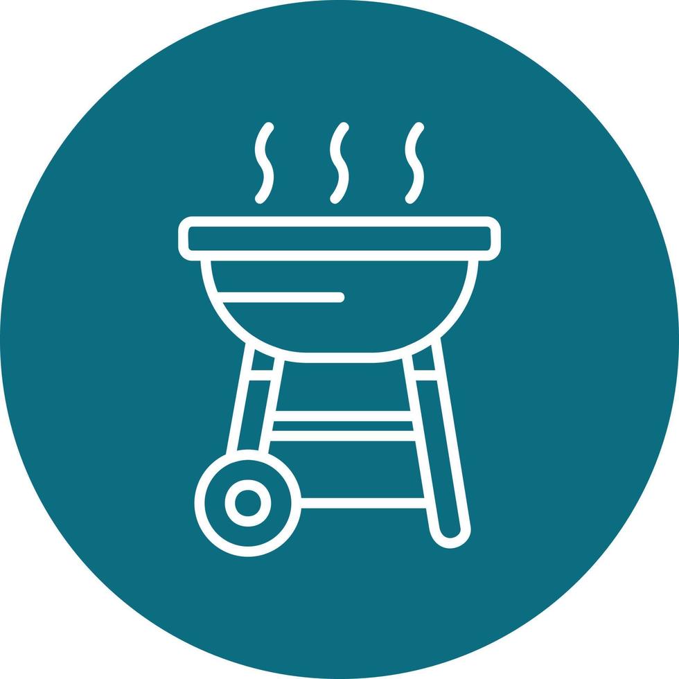 icono de vector de barbacoa