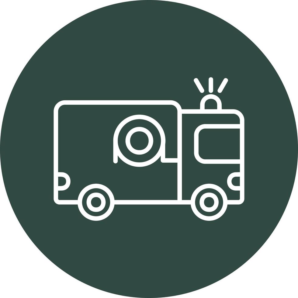 Fire Truck Vector Icon