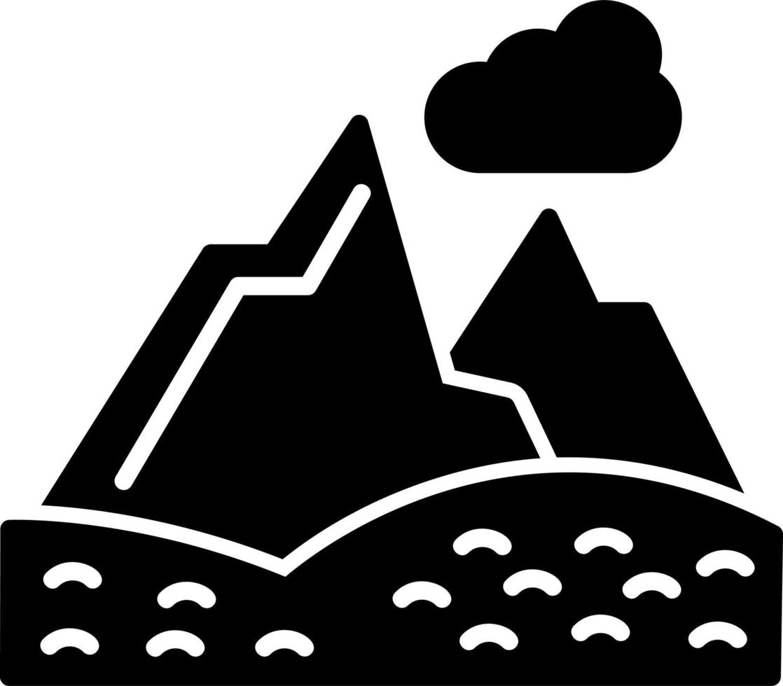 Mountains Vector Icon
