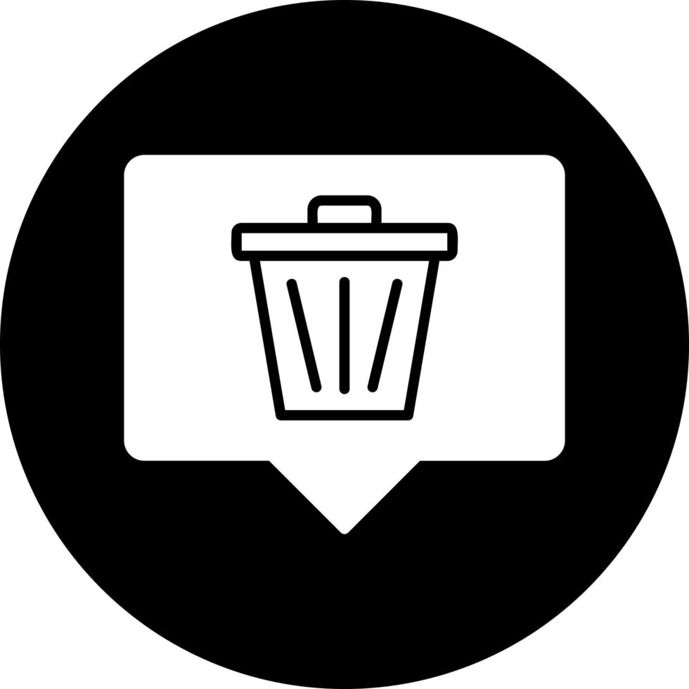 Delete Message Vector Icon