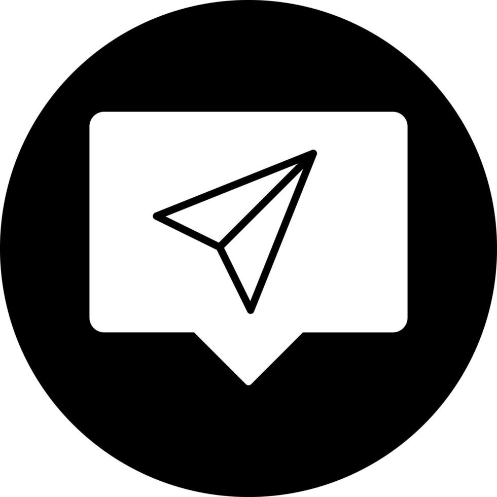 Paper Plane Vector Icon