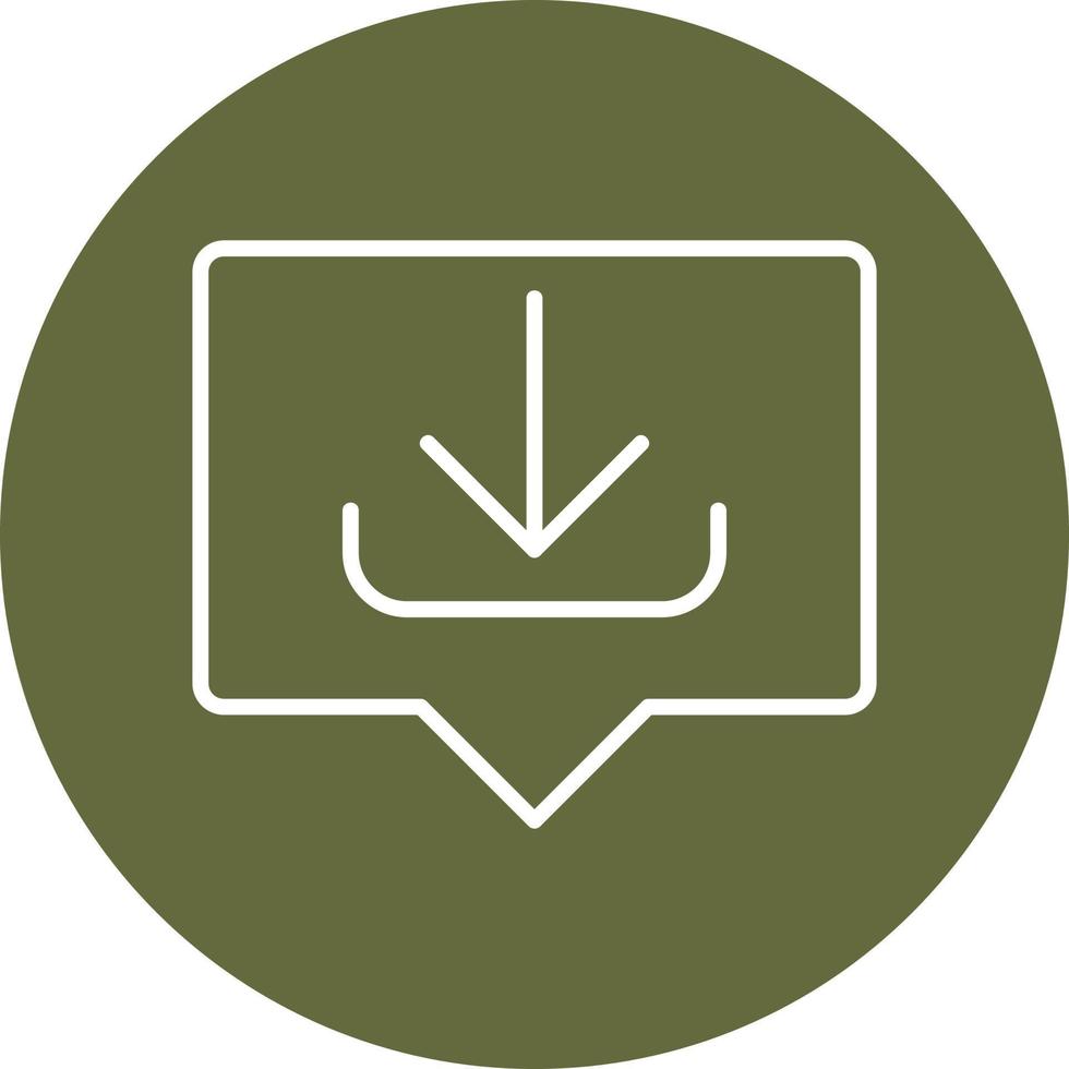 Downloading Vector Icon