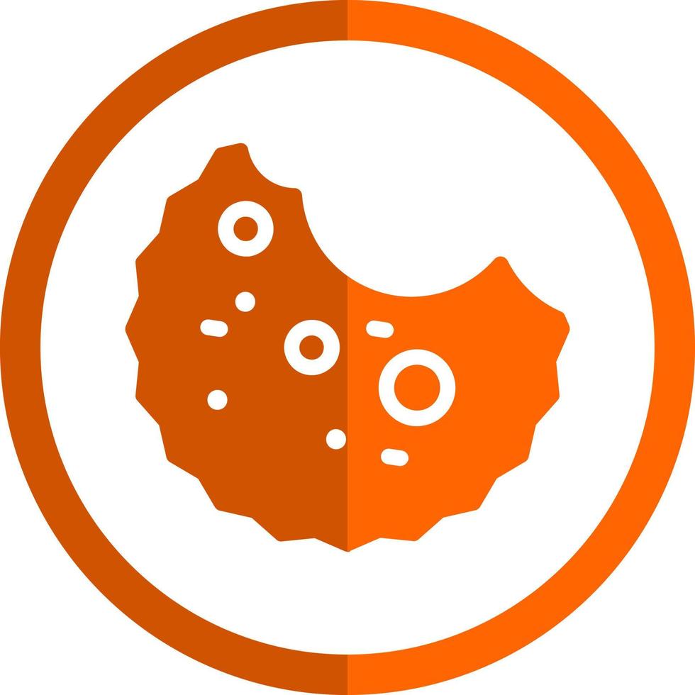 Cookie Bite Vector Icon Design