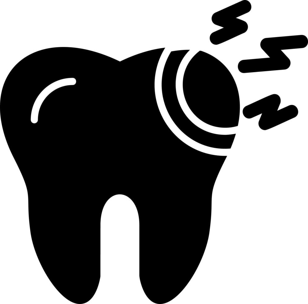 Broken Tooth Vector Icon