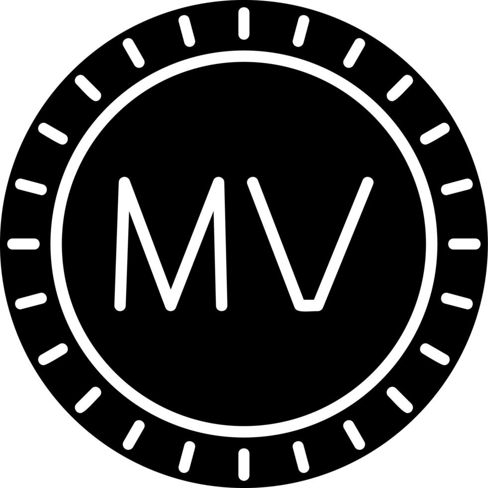 Maldives Dial code Vector Icon