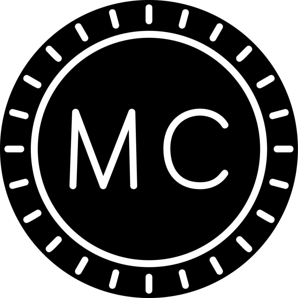 Monaco Dial code Vector Icon