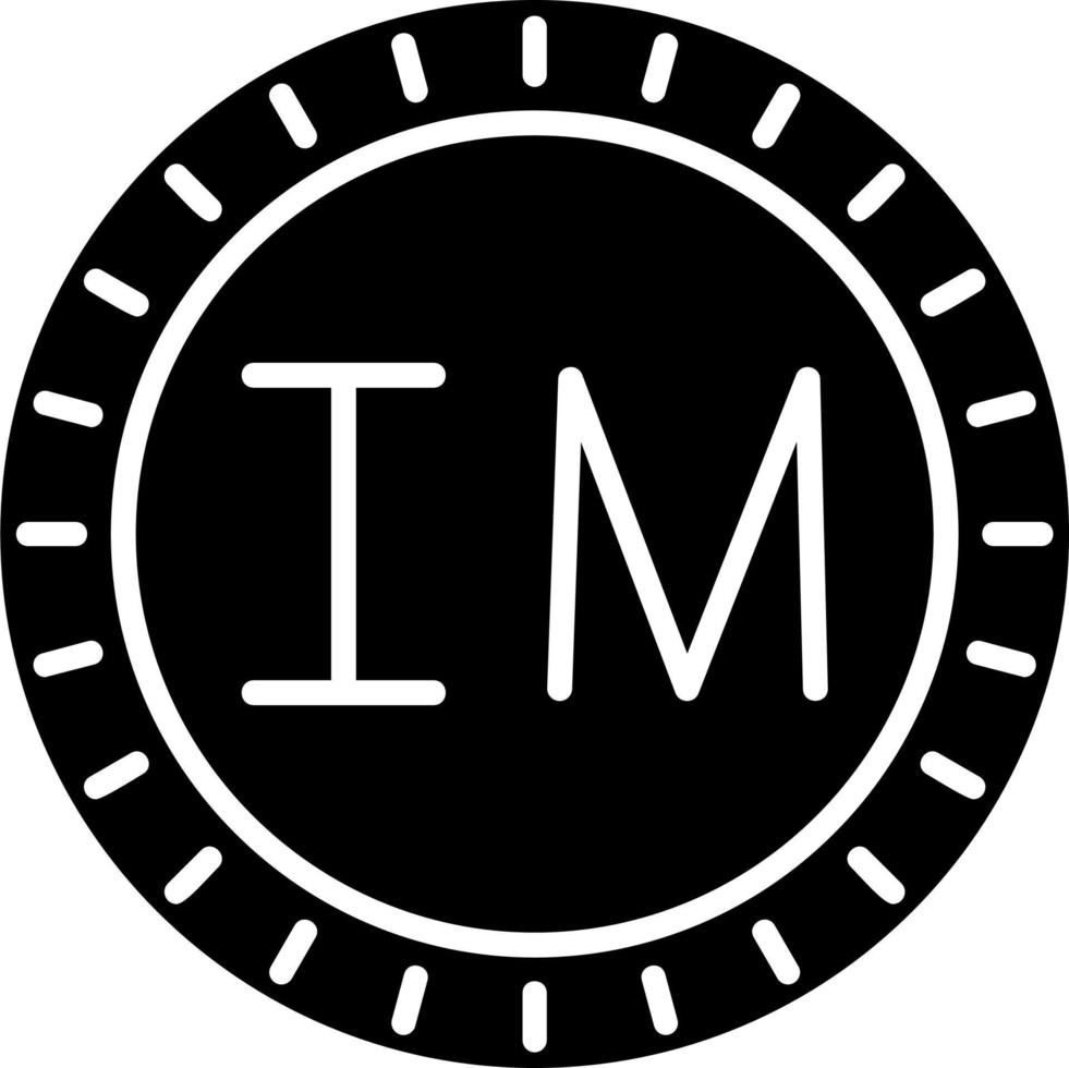 Isle of Man Dial code Vector Icon