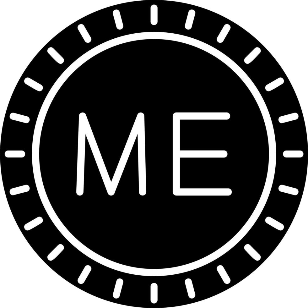 Montenegro Dial code Vector Icon