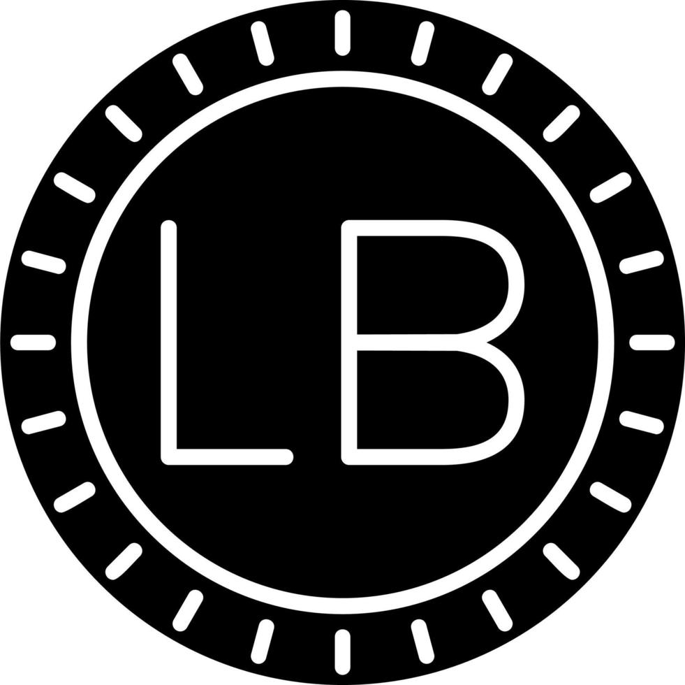 Líbano marcar código vector icono