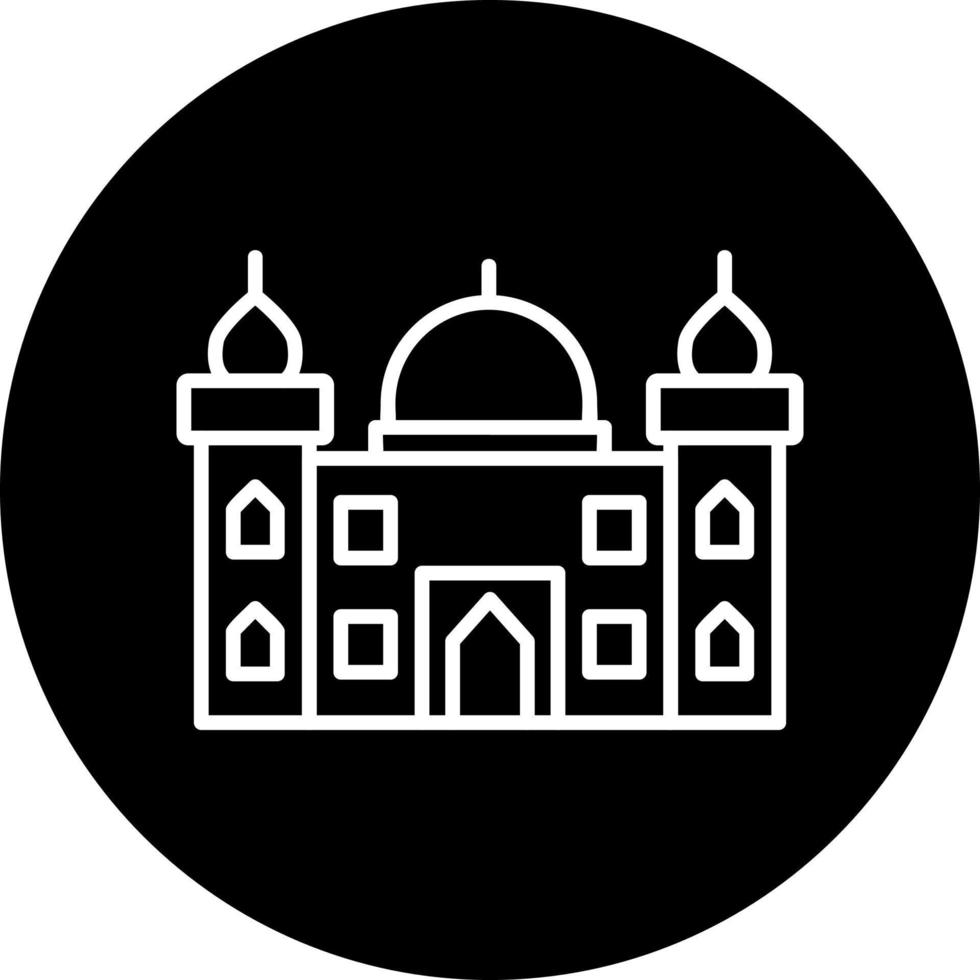 nabawi mezquita vector icono