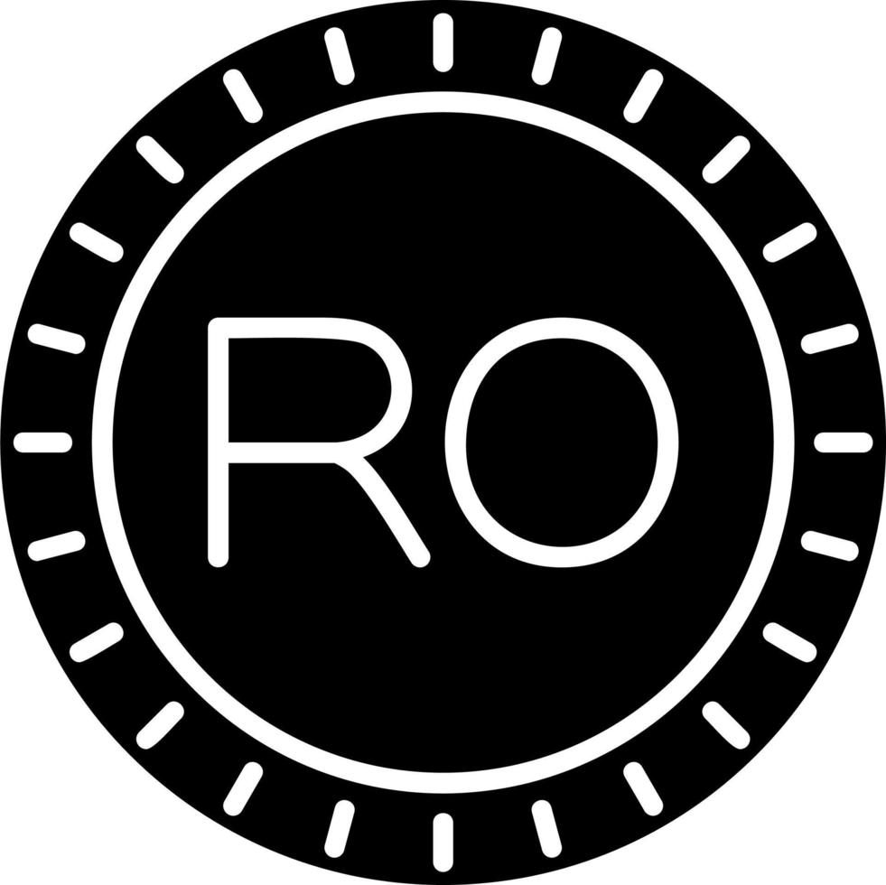 Rumania marcar código vector icono