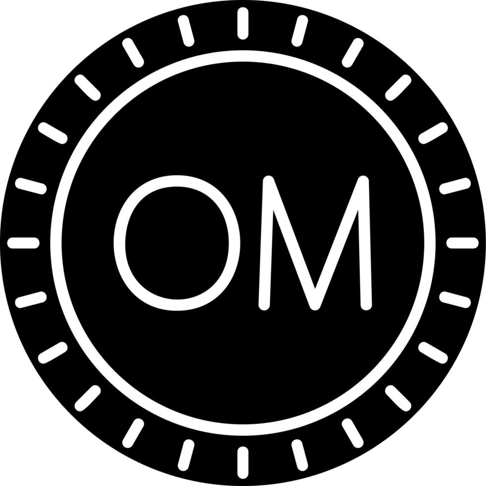 Oman Dial code Vector Icon