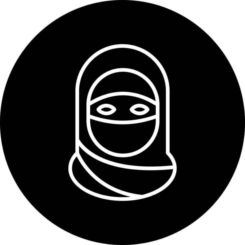 Niqab Vector Icon