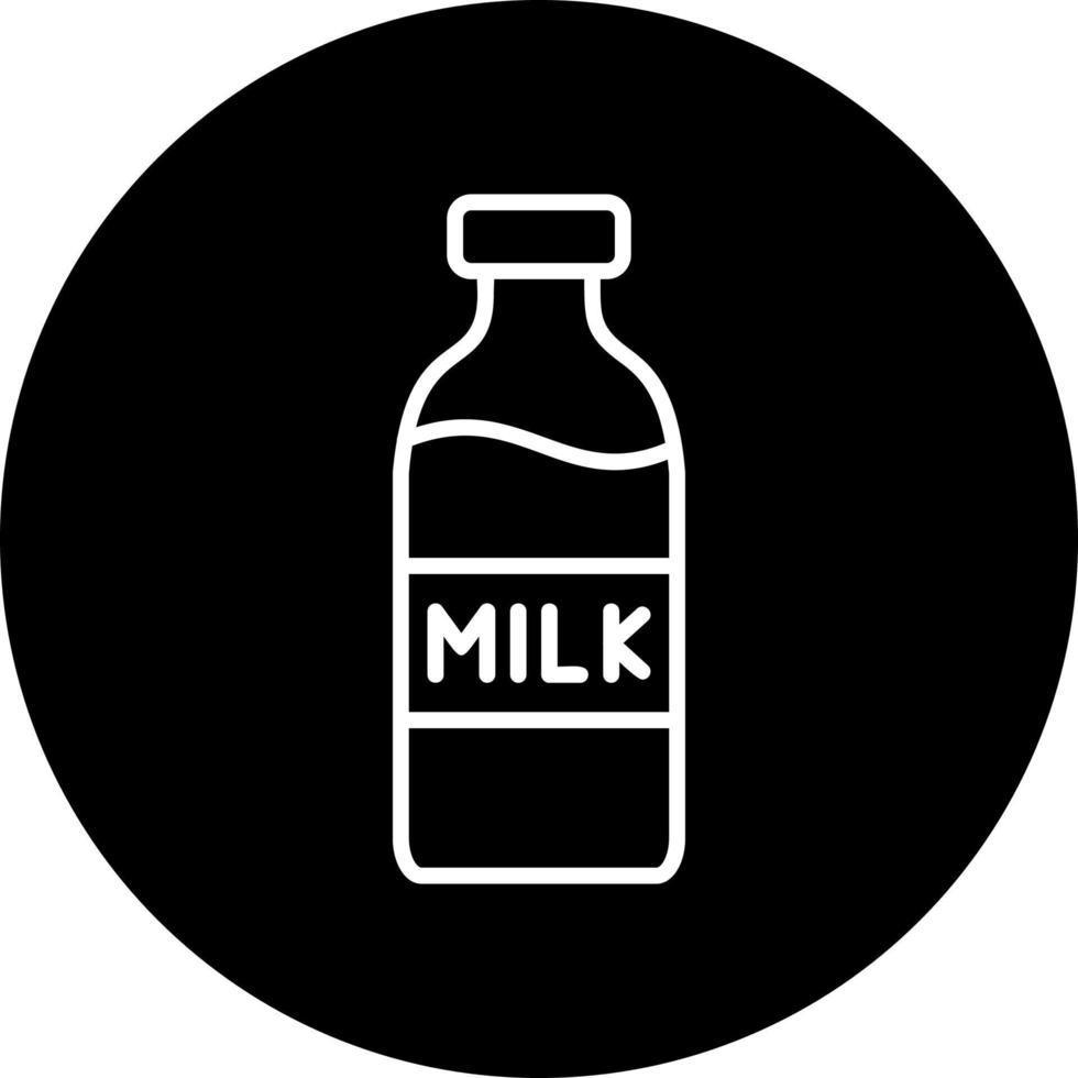 icono de vector de leche