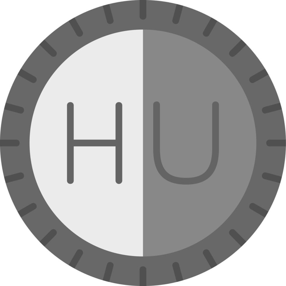 Hungría marcar código vector icono