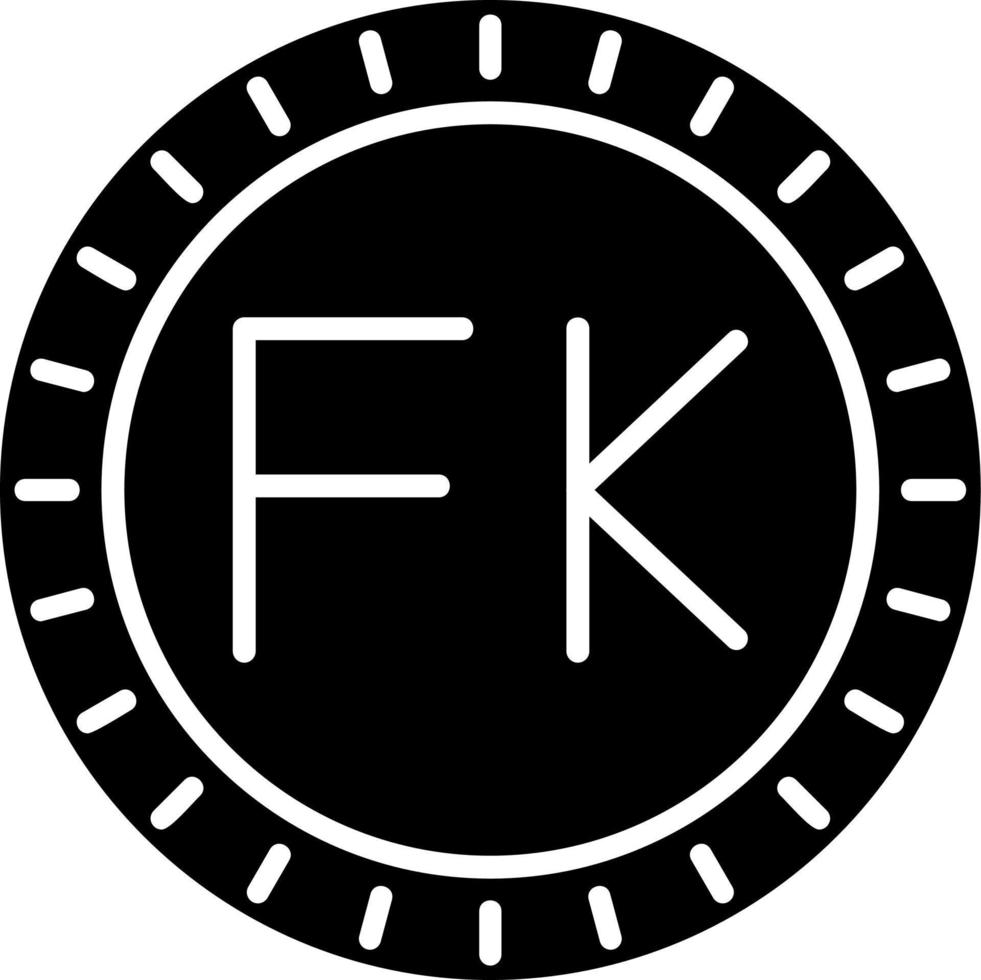 Falkland Islands Dial code Vector Icon