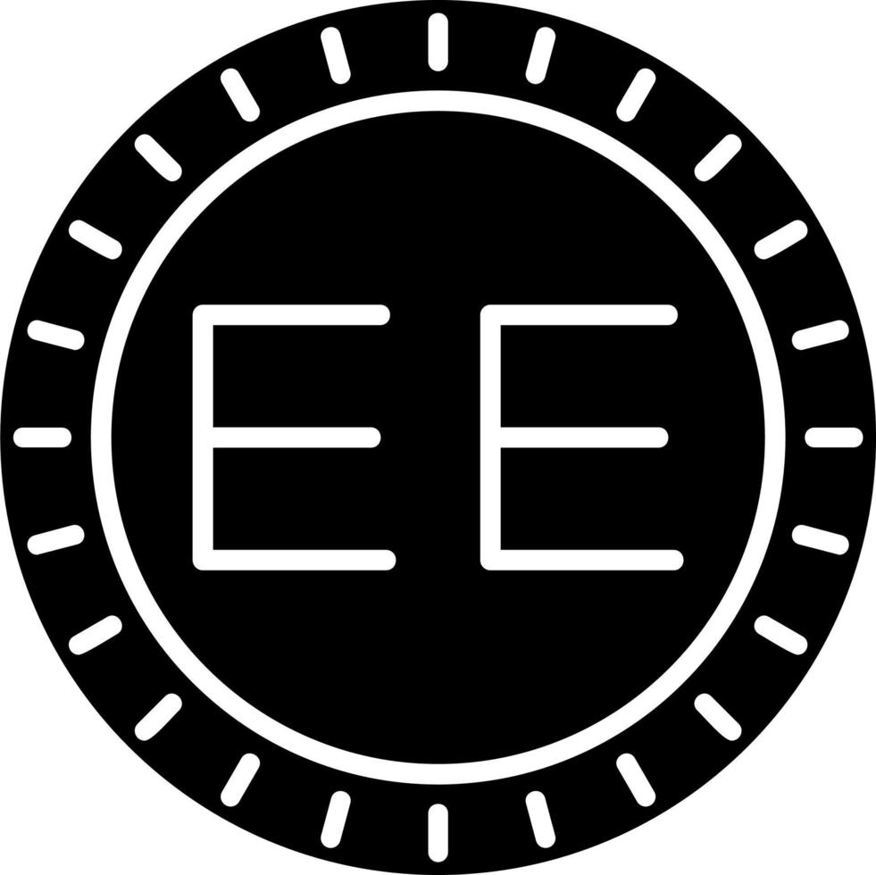 Estonia Dial code Vector Icon
